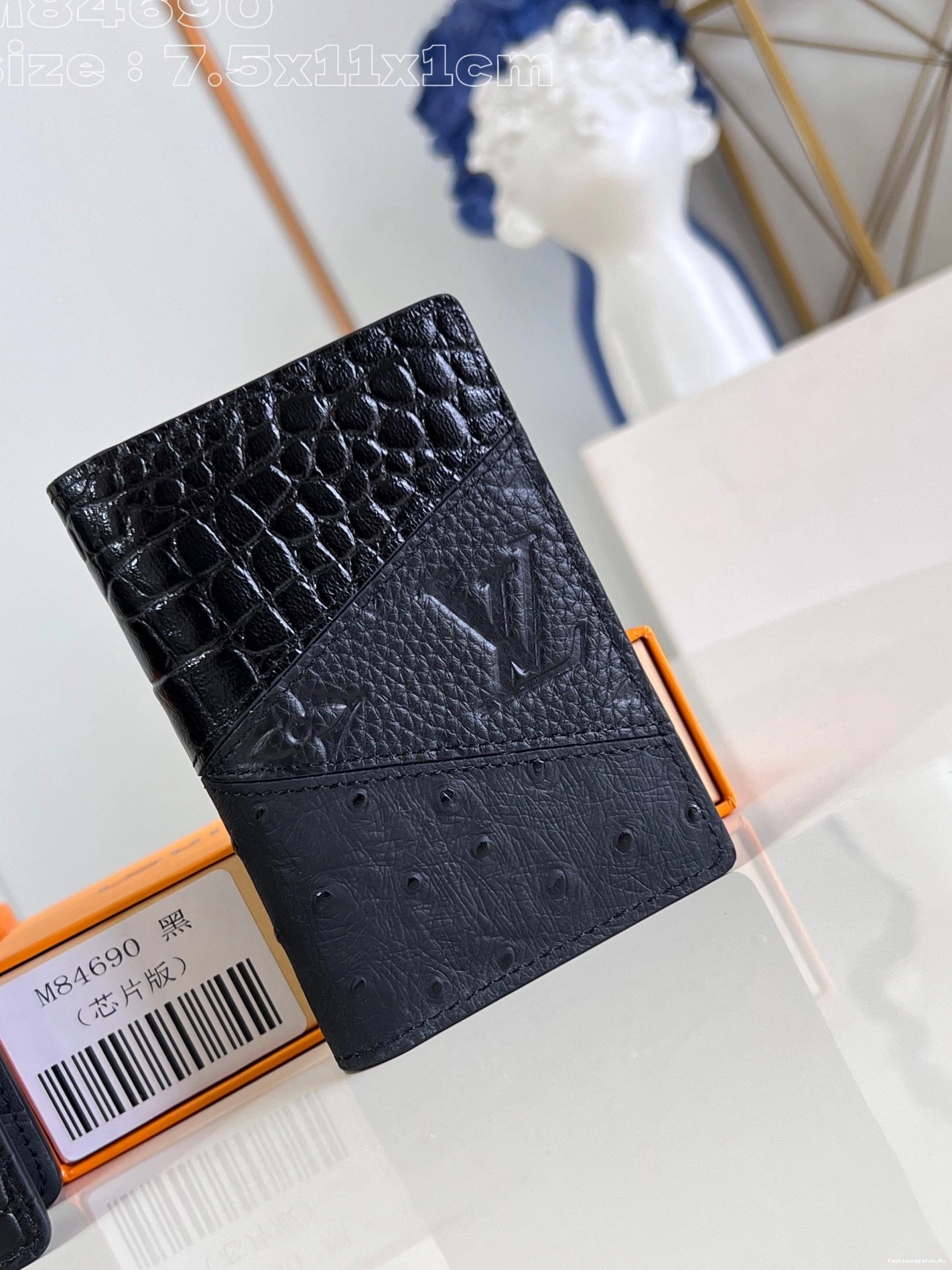 FS CHEAP VUITTON LOUIS cm Organizer-7.5*11.1*1 Pocket 0714
